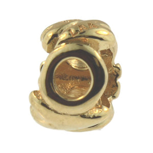 Trollbeads 21144O Letter Bead O, Gold