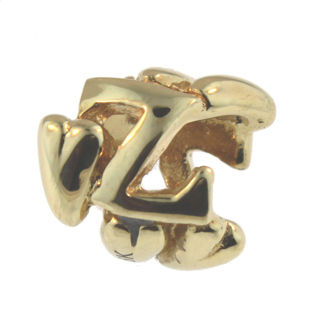 Trollbeads 21144Z Letter Bead Z, Gold