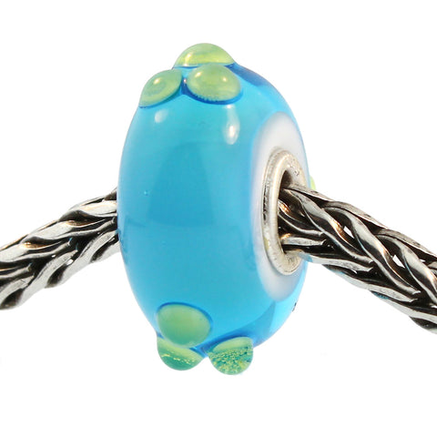 Trollbeads 61366 Turquoise/Green Spring Bud