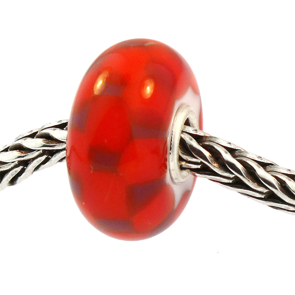 Trollbeads 61369 Red/Purple Chess